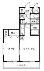 アクシス若宮の物件間取画像